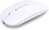 AIKOKOK Wireless Bluetooth Mouse, Rechargeable, Dual Mode Bluetooth 5.2 & 2.4G USB, LED