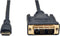 Tripp Lite Mini HDMI to DVI Cable, 3-ft Digital Monitor Adapter Cable, Black