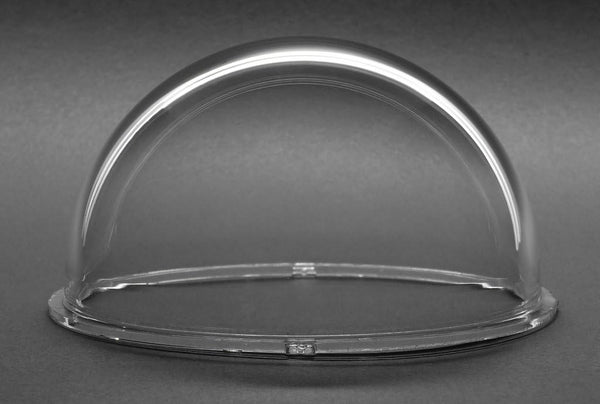 JMX 1080p Clear Camera Dome Cover, Acrylic/PC CCTV Replacement for Security Camera (3.1 Inches, Transparent)
