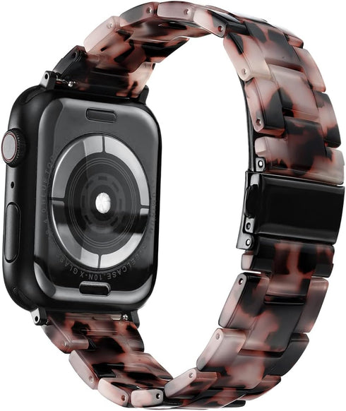 Wongeto Compatible with Apple Watch Band 38mm-49mm, Light Resin Strap Bracelet Replacement for iWatch SE Series