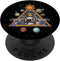 Spiritual Astronaut Meditates In Space, Galaxy PopSockets Adhesive PopGrip