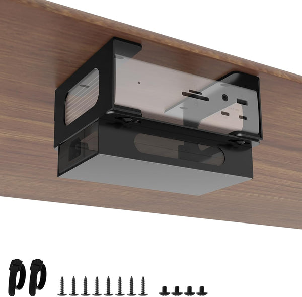Bedycoon Metal Under Desk Mount Compatible with CalDigit TS4/ TS3 Plus/ TS5 Dock+