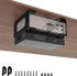 Bedycoon Metal Under Desk Mount Compatible with CalDigit TS4/ TS3 Plus/ TS5 Dock+