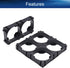 Heyiarbeit 40pcs 2 x Cell 26650 Battery Holder Bracket, Shockproof Plastic Brackets for 26650 Lithium Batteries