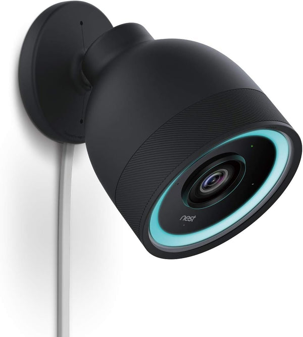elago Outdoor Security Camera Cover for Google Nest Cam IQ (Black) - All-Weather Protective, Easy Installation,