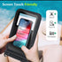 Waterproof Phone Pouch - All Gray Floating Pouch with Carrying Strap (Single 7.5)