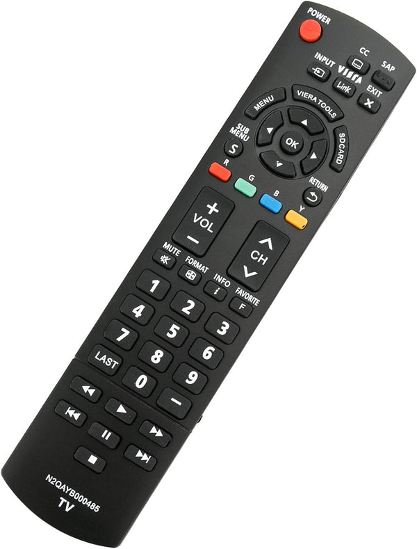 AIDITIYMI N2QAYB000485 Replacement Remote - for Panasonic LCD HDTV Models TC-L22X2, TC-L32C22, TC-L32U22, and more