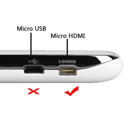 chenyang Micro HDMI to HDMI Adapter Cable for Tablet & Cell Phone, 20cm