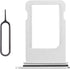 for iPhone 8 Plus Silver SIM Card Slot Replacement with Waterproof Rubber Ring and Card Removal Tool
