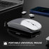 Wireless Mouse Chargeable, Portable Silent USB and Type-C Dual Mode Mouse, 3 Adjustable DPI for Laptop, Mac, PC (Q23S
