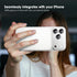 17 17 9H TENOC Camera Lens Protector for iPhone Pro & iPhone Pro Max, Tempered Glass Camera Screen Cover, Silver Metal