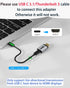 ELUTENG USB C to HDMI Adapter, Type C Female to HDMI Male Converter, 4K@60Hz Support