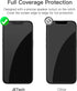 JETech Full Coverage Screen Protector for iPhone 13/13 Pro 6.1-Inch, Black Edge Tempered Glass Film with Easy Installation Tool, Case-Friendly, HD Clear, 3-Pack