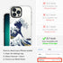 MOSNOVO Case for iPhone 13 Pro Max, Military-Grade Drop Protection, Clear TPU Bumper Phone Cover, Great Wave