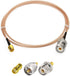 Superbat SMA Male to SO239 RF Coaxial Cable 6 inches + 3pcs Adapter Kit, SMA to UHF Cable for RF Applications