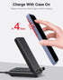 Wireless Charging Station, 3 in 1 Stand Made for Apple Watch Ultra/9/8/7/6/SE/5/4/3, Fast Wireless Charger for iPhone