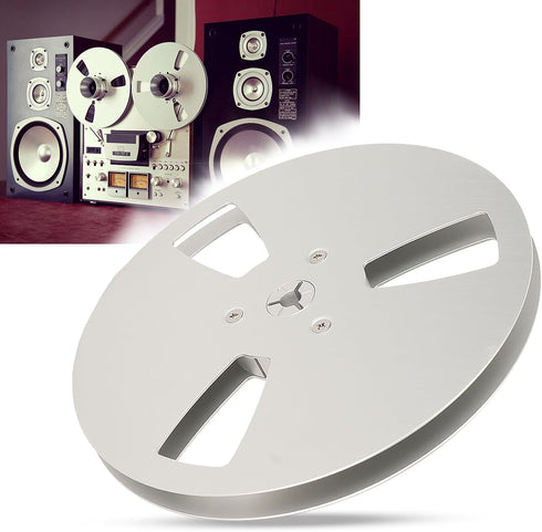 FOLOSAFENAR 1/4 Inch Hub 7 Inch Empty Reel to Reel Take-up Reel -