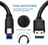 Jelly Tang 3.0 3Ft, 3.0 More(3Ft/1M) USB Cable A to B Superspeed USB A-B Cable - for Scanner, Printers, External Hard