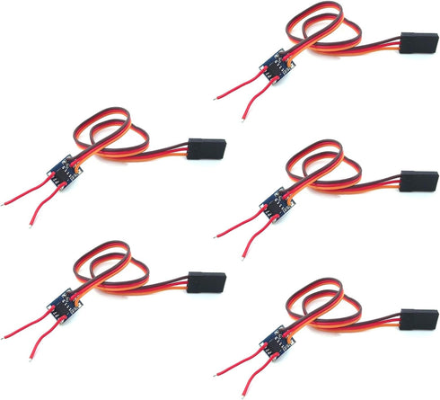HERAON Brushed ESC Double Way Electronic Speed Control ESC for Remote Control Boat