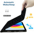 TopPerfekt Bluetooth Keyboard Case for iPad 10th Gen 10.9-inch (2022) with Screen Protector, Black Leopard