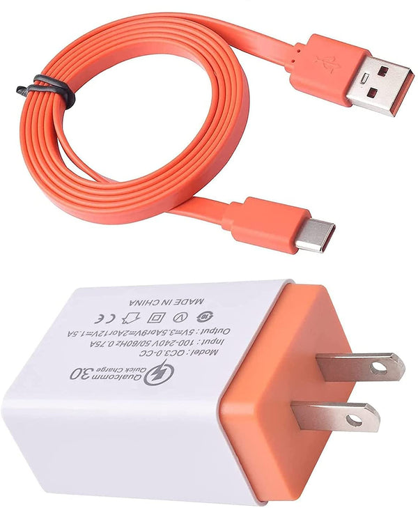 Alitutumao Flip 5 Fast USB Type C Charging Cable for JBL Charge 4/5, Flip 5/6, Pulse 4, JR POP Wireless Speaker