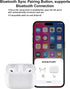 Wireless Charging Case for AirPods Pro 1st & 2nd Generation, USB-C Charging, Replacement with Bluetooth Pairing Sync