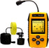 Handheld Fish Finder Portable Fishing Kayak Fish Depth Finder with Sonar Transducer and LCD Display