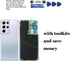 Galaxy S21 Ultra Back Glass Replacement for Samsung G998U, Housing Door Cover with Camera Glass Lens and Repair Tools