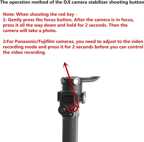 Generic GH5S, GH5, G9, 2.5mm RSS-P Camera Shutter Release Cable for Panasonic Compatible with DJI Ronin Stabilizer