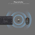ONE-UP 2.4G Wireless Keyboard and Mouse Combo, Ergonomic Design, Silent Operation, for Mac, Windows, Laptop