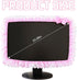 ZUYYON 2 23''-26'' Pcs Lovely Computer Monitor Cover with Bow-Knot Cute Elastic Monitor Dust Cover Protector Monitor