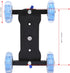 BONKZEBU Filmmakers Camera Dolly Skater Professional Rolling Cart Smooth Stable Movement Adjustable Platform DSLR