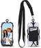 Gear Beast Universal Crossbody Pocket Cell Phone Lanyard, Compatible with iPhone & Galaxy, Black
