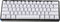 YMDK Side-printed Thick PBT OEM Profile 61 ANSI Keycaps for MX Switches Mechanical Keyboard (White)(Only Keycap)