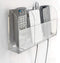 VANCORE Clear Wall Mounted Charging Phone Holder Smart Phone Station with 3 Holes