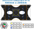 Mount-It! 50x50 75x75 100x100 200x100 200x200 400x200mm, 32"55" Steel VESA Adapter Plate Bracket, Conversion Kit for TV