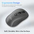 XBG B15pro 5.0/4.0 2.4G Wireless Bluetooth Mouse, Bluetooth & Tri-Mode, Type-C Rechargeable with LED Screen Display