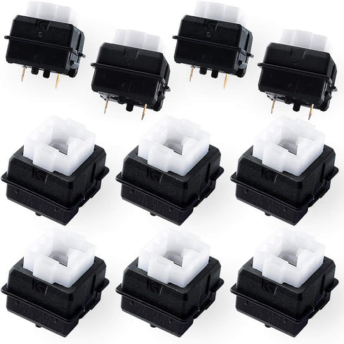 10X Romer G Mechanical Keyboard Switches for Logitech G310 G810 G910 G613 GPro Keyboards (Black)