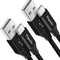 etguuds 15ft USB C Cable 2-Pack, Braided Fast Charger for Samsung Galaxy S21, S20, Note 20, LG, Pixel, Moto, and more.