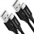 etguuds 15ft USB C Cable 2-Pack, Braided Fast Charger for Samsung Galaxy S21, S20, Note 20, LG, Pixel, Moto, and more.