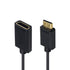 Duttek Mini HDMI to HDMI Cable, 1.8M/6 Feet Coiled Cable, Mini HDMI Male to HDMI Female Adapter, Supports 1080P Full HD