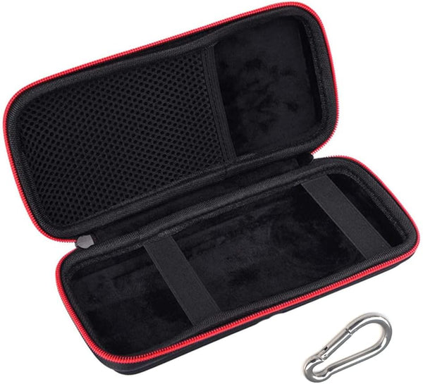 Power Bank Organizer Case, Storage Bag Travel Pouch for ZMI 200W 25000mAh Cell Phone Power with Carabiner (Black)