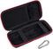 Power Bank Organizer Case, Storage Bag Travel Pouch for ZMI 200W 25000mAh Cell Phone Power with Carabiner (Black)