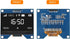 JUZITAO 2PCS 1.54 Inch 12864 128x64 SSD1309 OLED Module White Driver IIC Serial Display Board Module for Raspberry