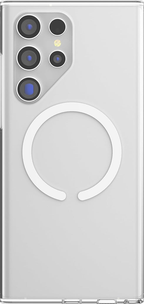 PopSockets Magnetic Adapter Ring for MagSafe, White, Magnetic Phone Attachment Ring for Android Devices