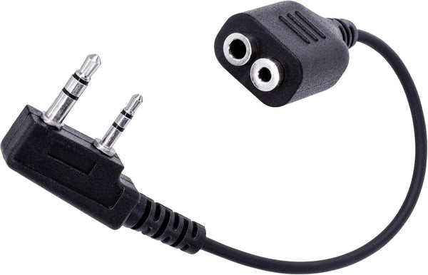 Arrowmax ACDM1-K2 M1 to K1 Adapter Cable for BaoFeng BTECH UV-5R, Kenwood 2-PIN Radios