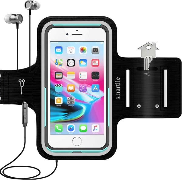 Arm Phone Holder for Running, Armband Cellphone for iPhone 15 14 13 12 11 Pro Max/XR/8 7 6s Plus
