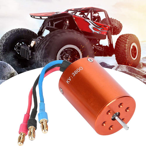 Fayelume 3800KV 2.3mm 1/12 1/14 Brushless Motor, Shaft RC Boat Motor, RC Motor for Remote Control Car, Remote Control