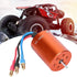 Fayelume 3800KV 2.3mm 1/12 1/14 Brushless Motor, Shaft RC Boat Motor, RC Motor for Remote Control Car, Remote Control