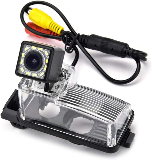 12 LED Adjustable Angle Car Rear View Camera for Nissan Tiida/Versa, Waterproof Reversing Backup Camera
